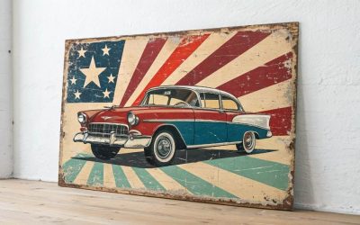 Décoration murale vintage